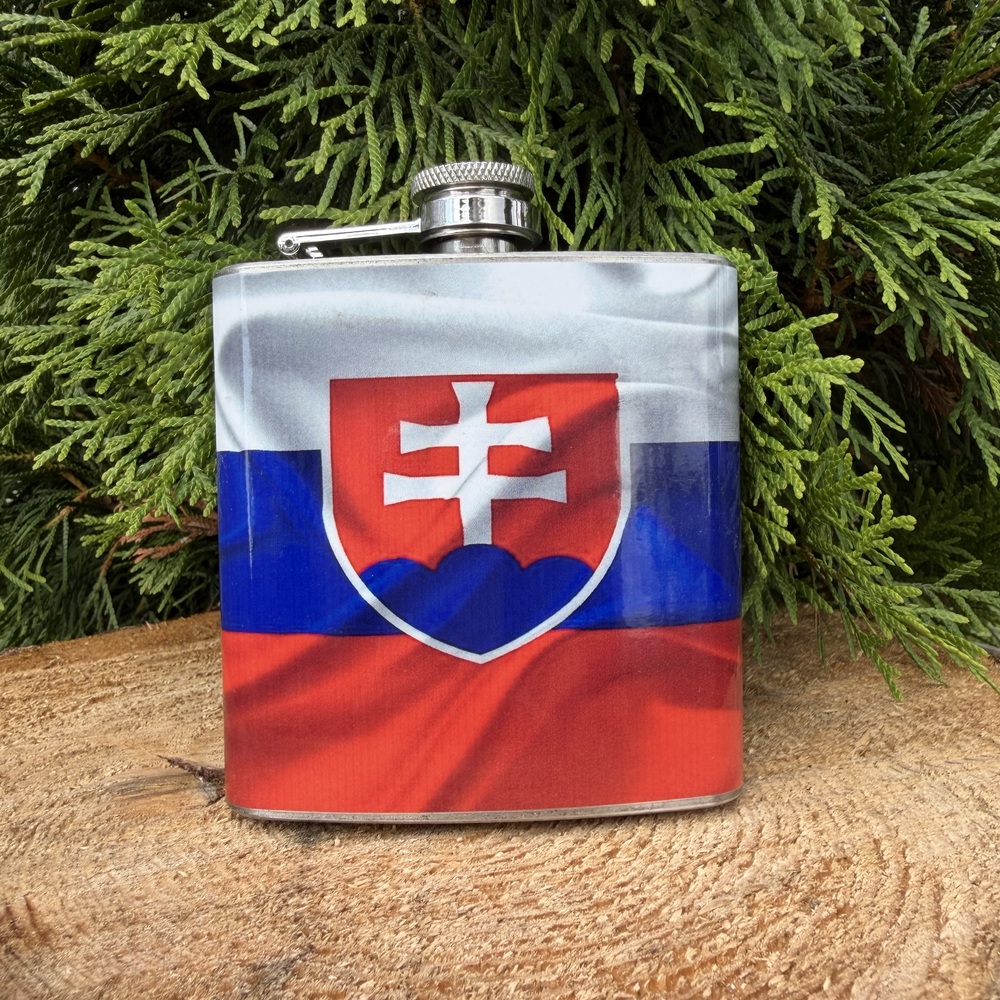 Nerezová ploskačka Slovakia vlajka 270ml
